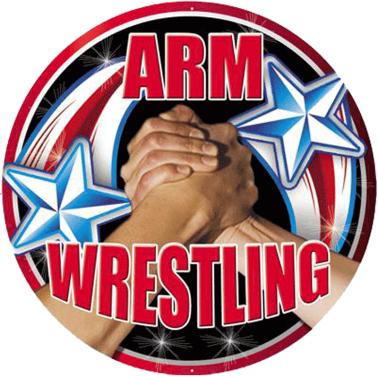 2 Arm Wrestling Sticker